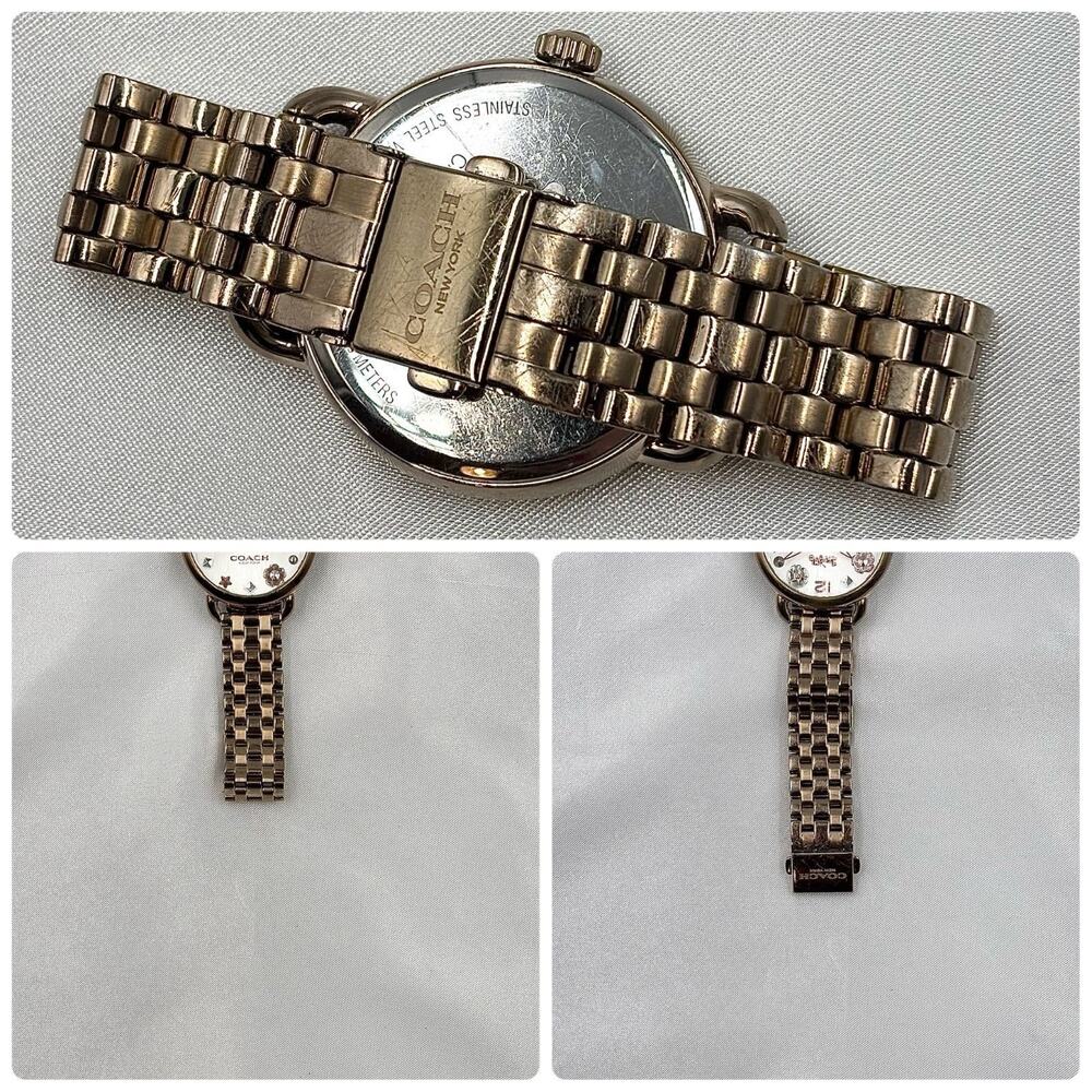 Coach Tea Rose Floral Dial Rose Gold Watch 36mm - Picture 9 of 9